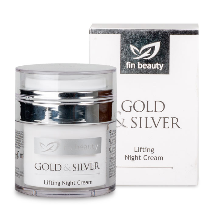 Lifting Nachtcreme mit Gold und Silber